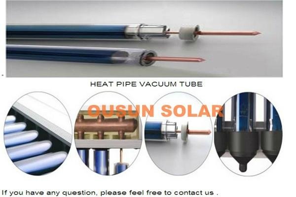 OUSUN Compact Pressurized Solar Water Heater With Heat Pipe 5