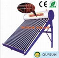 Compact Pressurized Copper Coil Pre-heated Solar Water Heater 