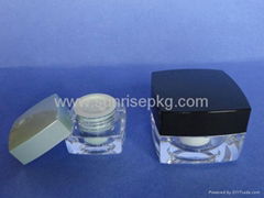 Square Acrylic Cosmetic Jar