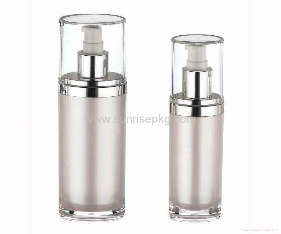 Oval Shape Acrylic Lotion Bottle 2