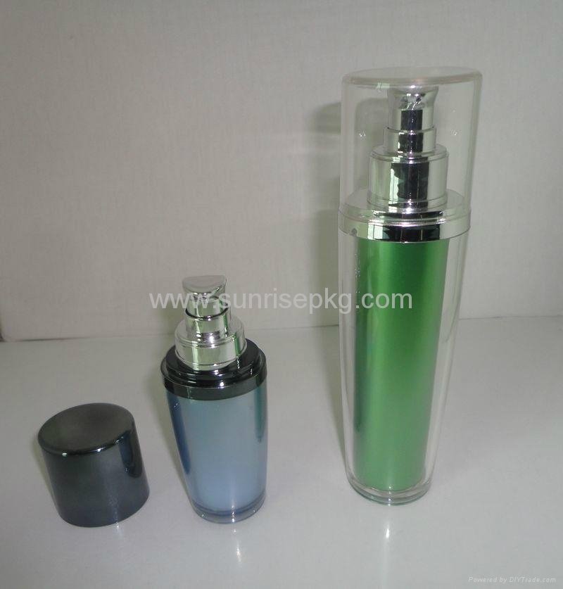 Oval Shape Acrylic Lotion Bottle 3