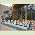 Simple Wrought Iron Balcony Railing