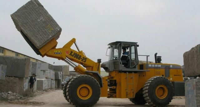 forklift,stone loader,block,large tonnage forklift loader