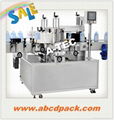 Automatic double sided label labeling