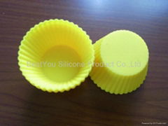 Silicone cup cake molds 