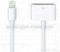 For iphone 5 lightning to 30 pin adapte 1