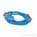 color usb cable for iphone 4g and 4s 1