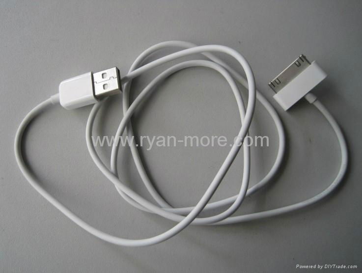 color usb cable for iphone 4g and 4s 3
