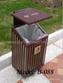 outdoor litter bin