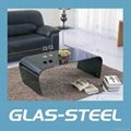 Modern Bent Glass Center Table WC-CJ151  1
