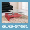 Modern Bent Glass Center Table WC-CJ151  3