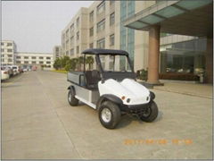 golf car with cargo box