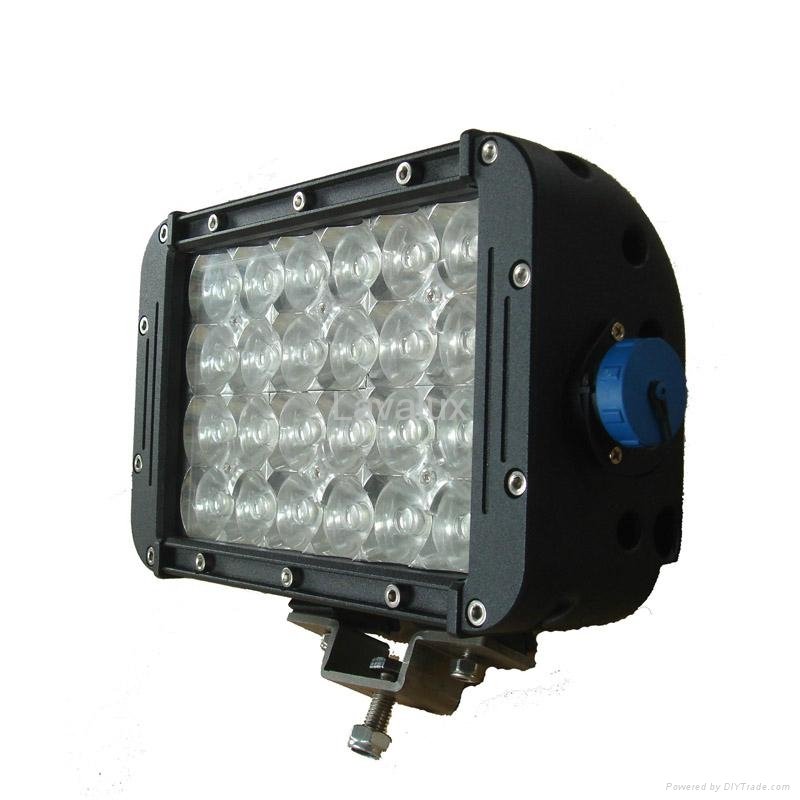 Powerful Four Row 72W LED working light,LED offroad light 
