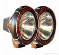 Popular 7inch HID offroad light with red ring,9-36V 55W,Eurobeam/Spotbeam 3