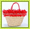 2012 New Design Natural Straw Beach Bag 1