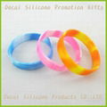 Silicone wristbands with any text logo