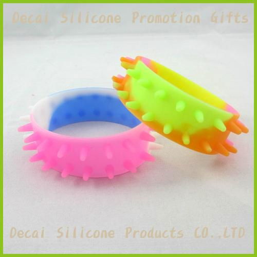 Silicone wristbands with any text logo/color 2