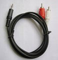 Audio Video Cable /2RCA to 3.5 Stereo