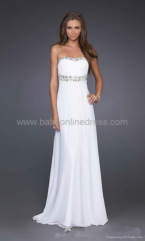 Fascinating Chiffon A-line Floor-length Prom Evening Dresses