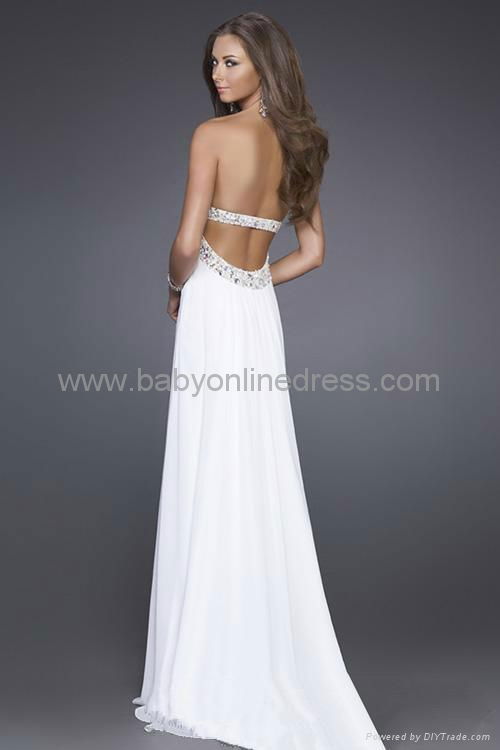 Fascinating Chiffon A-line Floor-length Prom Evening Dresses 2