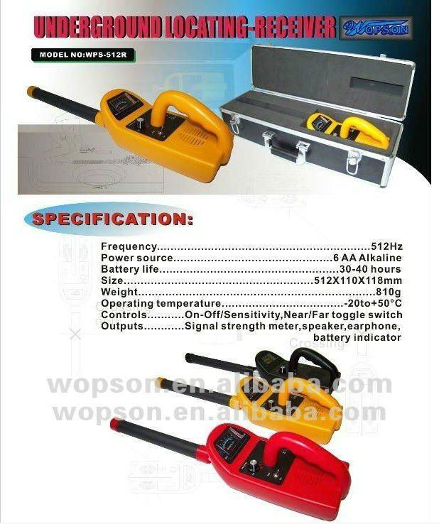 Wireless long distance 512hz locator sonde for underground drain pipe inspection 4