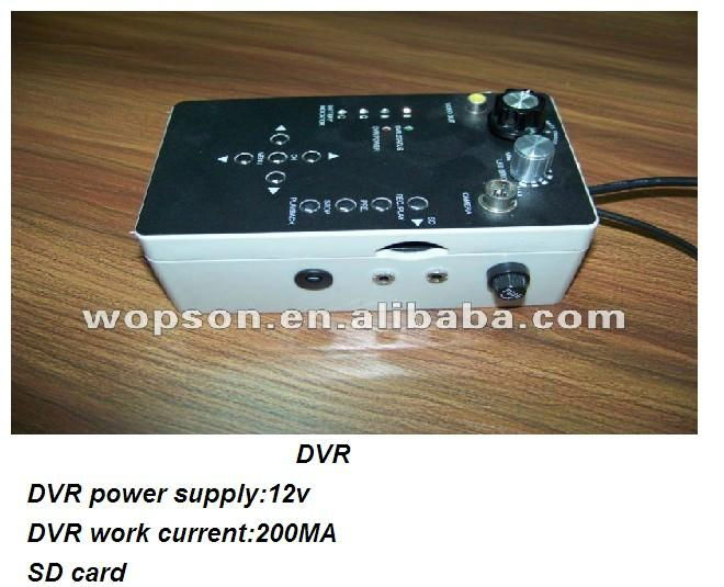 Tube duct inspection cctv camera with DVR recorder and 512hz transmitter 4