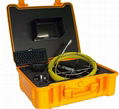 Waterproof IP68 pipe inspection camera system with DVR,keyboard,Skid 2