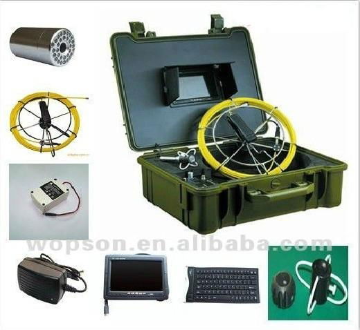 Wireless locator borescope endoscope pipeline drain sewer inspection camera