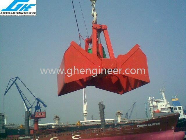 Single Rope Electro Hydraulic Clamshell Grab for Bulk Materials 3