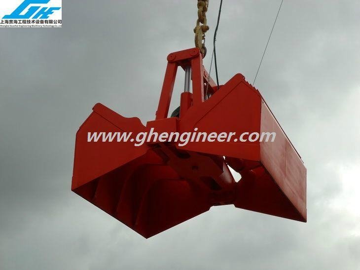 Single Rope Electro Hydraulic Clamshell Grab for Bulk Materials 4