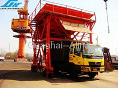 Mobile Type Hopper for Port Unloading Bulk Cargo