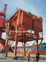 Mobile Type Dust-Trap Hopper For Port Unloading Bulk Cargo