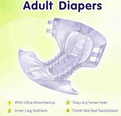 soft and good absorbent adult diaper