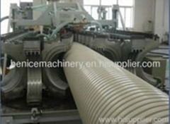 PE double wall corrugated pipe extrudion equipment