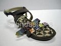 Comfortable fashion into color flat sandals 560-48 1
