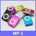 Mini Metal Clip Sport MP3 Music Player With TF Card Slot 1