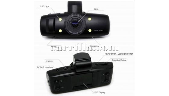 1.5 inch TFT LCD monitor 1080P HD single lens car black box dvr 3