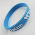 Wholesale Embossed Logo Silicone Wristband