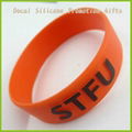 Wholesale Embossed Logo Silicone Wristband 3