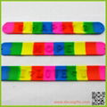 Various styles of silicone slap band 4