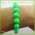 2012 pearl silicone bracelet with exist mould in many colors 2