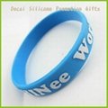 Embossed silicone wristband 3