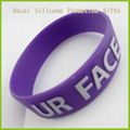 Embossed silicone wristband 4