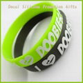 Embossed silicone wristband 5