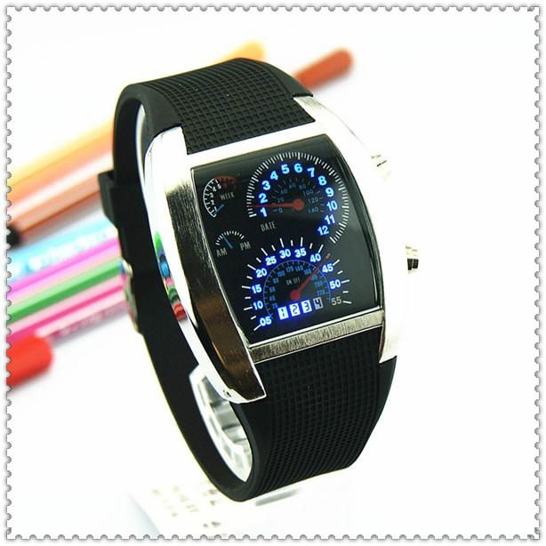 2013 Cheap Multifunctional silicone band digital turbo watch 5