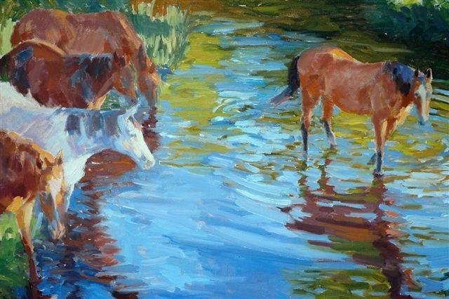 Horse Oil Paintings 007 1