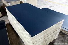 1220x2440x15/18mm plastic faced plywood as wall formwork