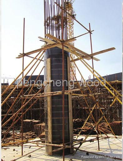 circular column plywood formwork system