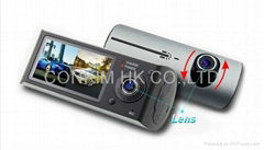 2.7" Dual Lens Car GPS Recorder DVR Car Camera