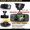 2013 New Car Video Recorder GS9000 2.7" TFT LCD With GPS DVR Black Box 1